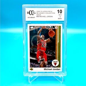 2009-10 Upper Deck🔥MJ Legacy Collection Gold🔥Michael Jordan #99 BCCG 10